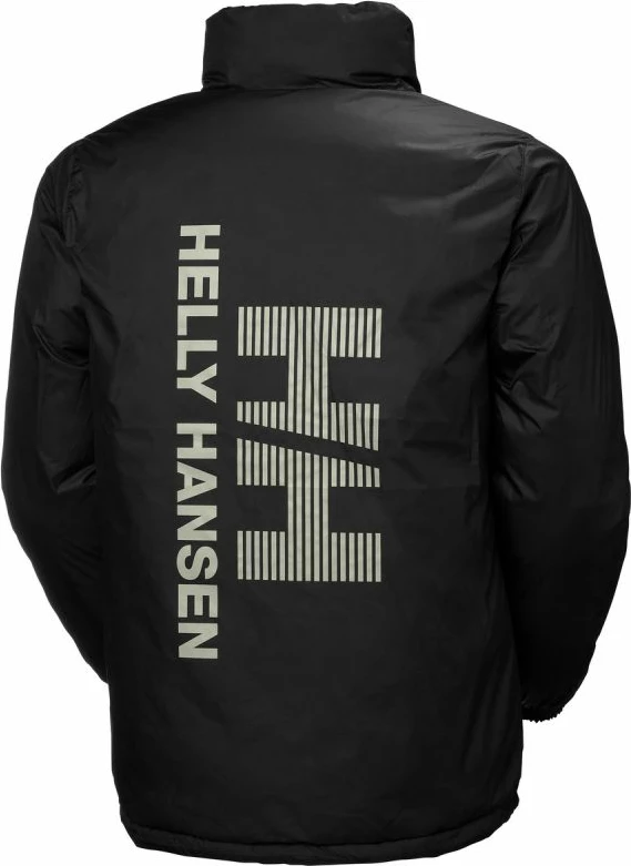 Reverzibilna pufer jakna za moške Helly Hansen YU 23, črna in siva