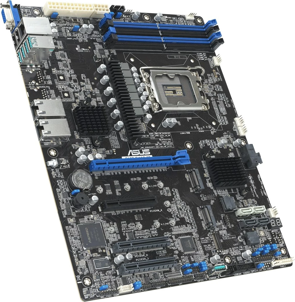 Maticna plošča ASUS P13R-E/10G-2T, LGA1700, Intel Xeon E-24XX, ATX, 128GB, 2x10GbE