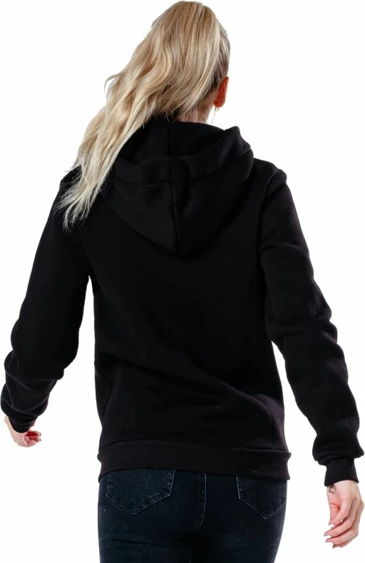 Duks z zadrgo Justhype, črn, ženski