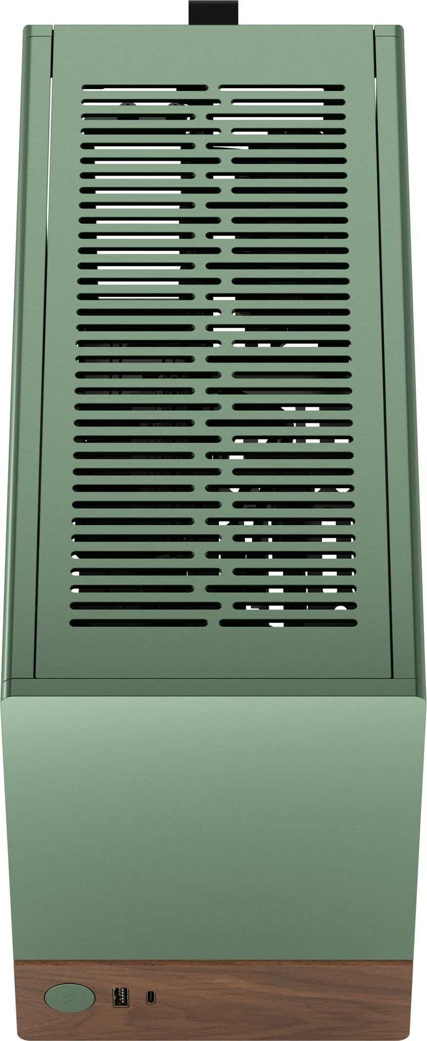 Računalniško ohišje Terra Mini-ITX, alumin, oreh, zelen, Fractal Design