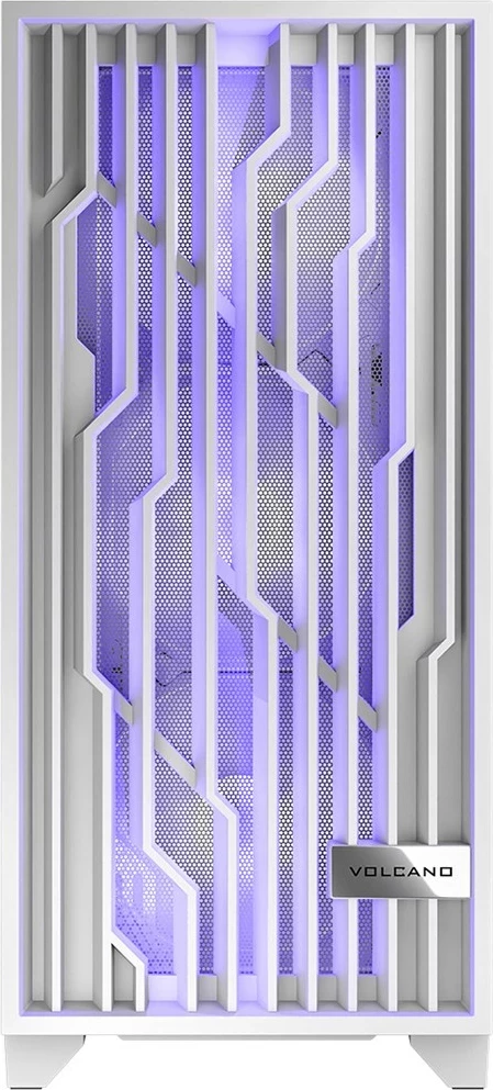 Ohišje z ARGB osvetlitvijo MODECOM VOLCANO PERUN APEX MIDI, belo