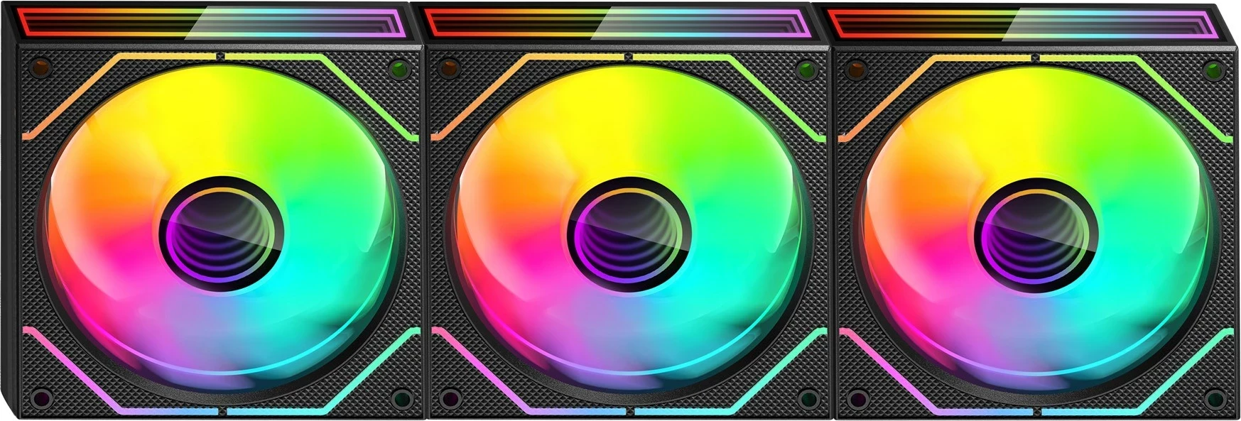 Ventilatorji za ohišje TACENS Mars Gaming MF3DPROKIT, 12 cm, modra LED, komplet 3