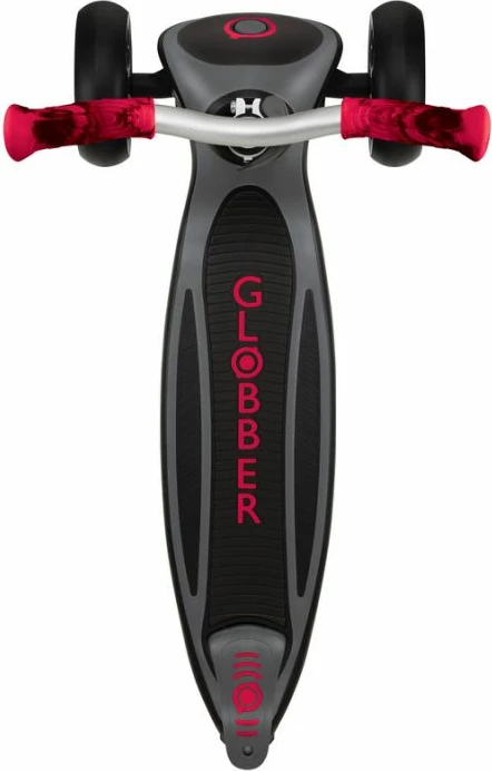Otroški skuter Globber MASTER PRIME, črno-rdeč