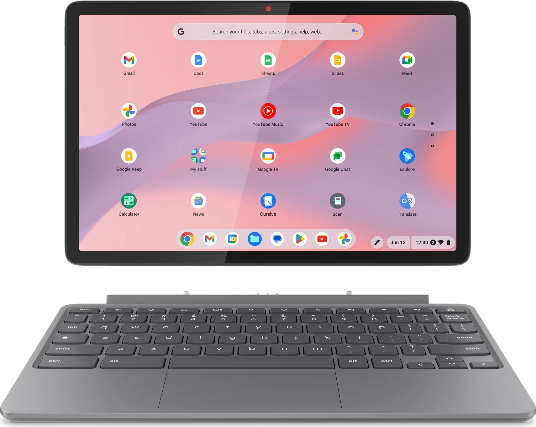 Prenosni računalnik Chromebook Lenovo Duet 11M889, 8GB, 128GB, ChromeOS, Luna Grey