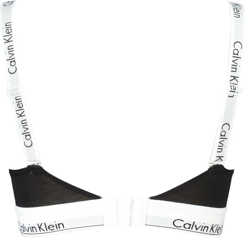 Modrček bralette za ženske Calvin Klein, črn
