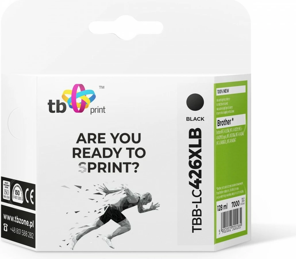 Toner za tiskanje, TB Print TBB-LC426XLB za Brother MFC-J4540DW, črn, 128 ml