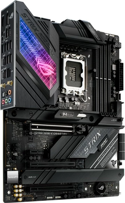 Matična plošča ASUS ROG STRIX Z690-E GAMING WIFI, Intel, LGA 1700, DDR5-SDRAM, 192 GB