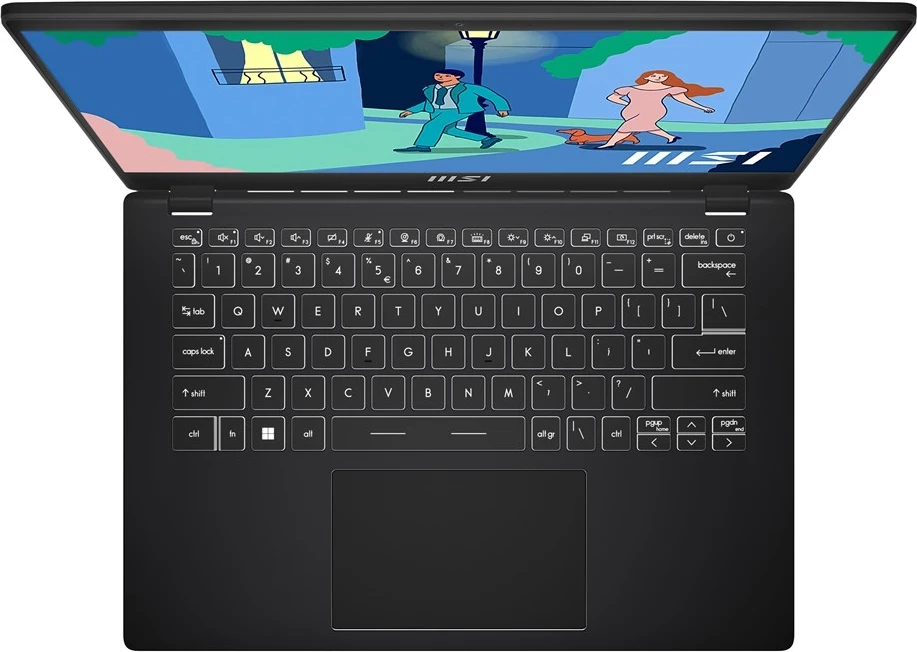 Prenosnik MSI Modern 14 C12MO-868PL, 14'' Full HD, Intel® Core™ i5, 16 GB RAM, 512 GB SSD, Wi‑Fi 6, črn