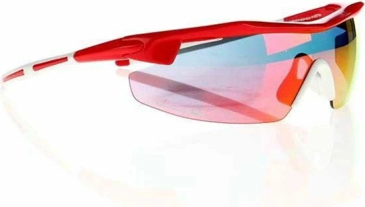 Športna sončna očala Goggle, unisex, rdeče/belo