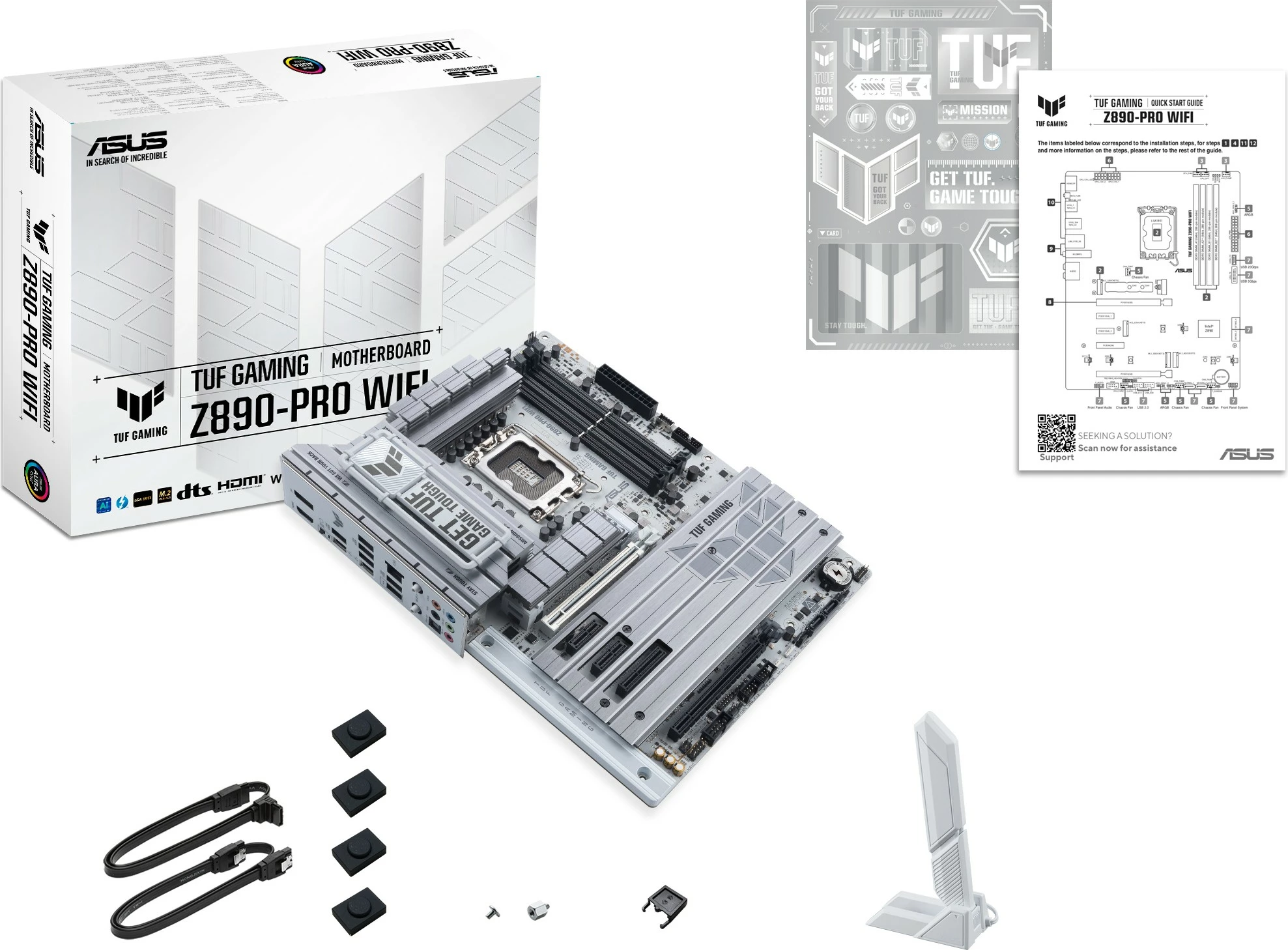 Matična plošča TUF GAMING Z890-PRO WIFI ASUS, Intel LGA 1851, DDR5, 192 GB