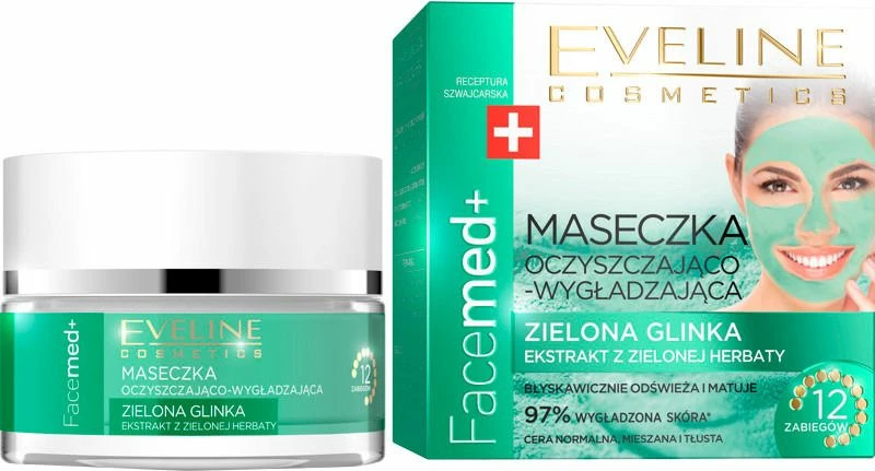 Maska za obraz Eveline Cosmetics Facemed+, za ženske, 50 ml