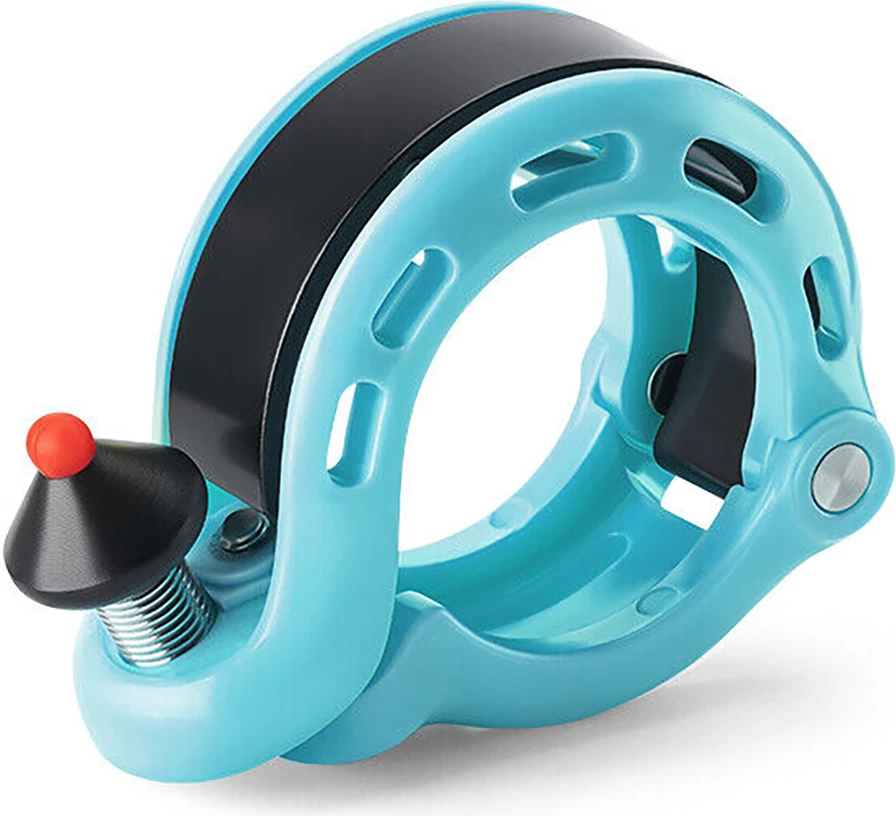 Zvonček za kolo Rockbros 34210028003, Q-oblika, modra