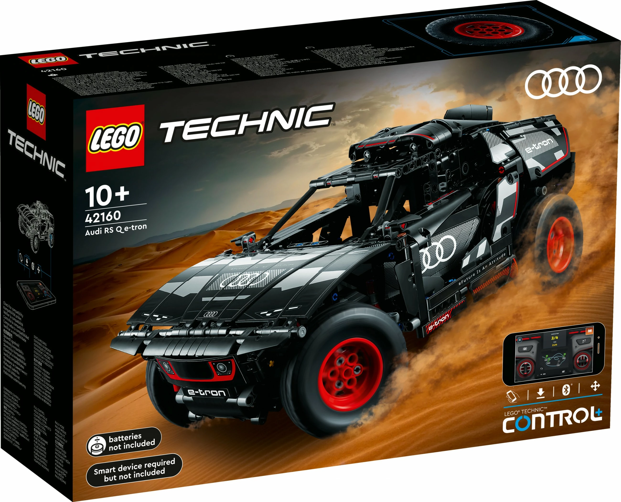 Model za sestavljanje Audi RS Q e-tron LEGO, 10+, plastika, 914 delov, 1,86 kg