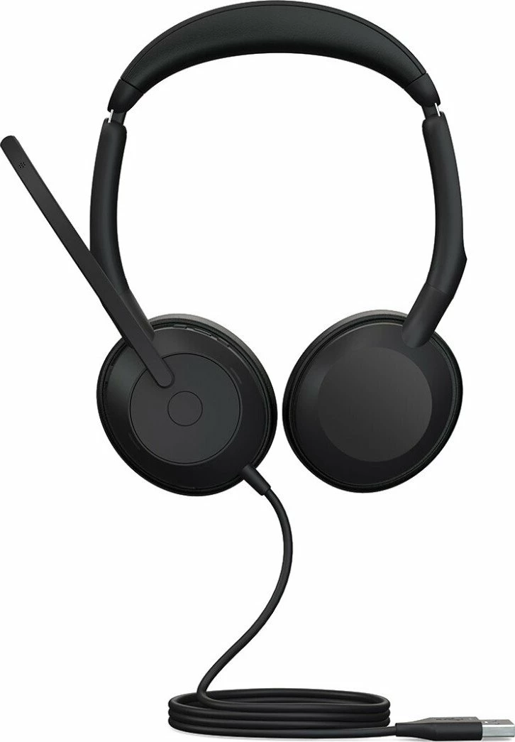 Profesionalne slušalke z mikrofonom Jabra Evolve2 50, USB-C MS Stereo, z zanko, 20 - 20000 Hz, za pisarno/klicni center, črne