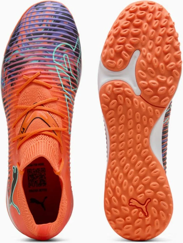 Nogometni čevlji za moške Puma, oranžni