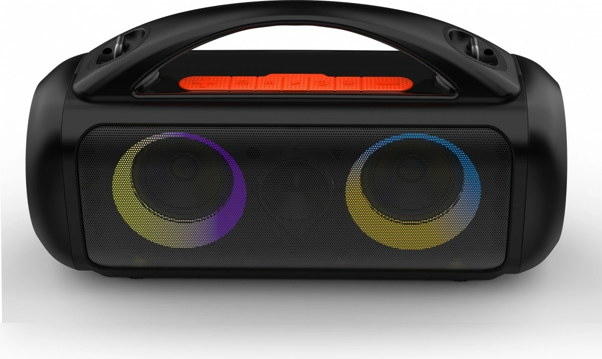 Prenosni zvočnik POWER AUDIO PRO MT3184 Media-Tech z Bluetooth, Karaoke, 16 h, črno/oranžen