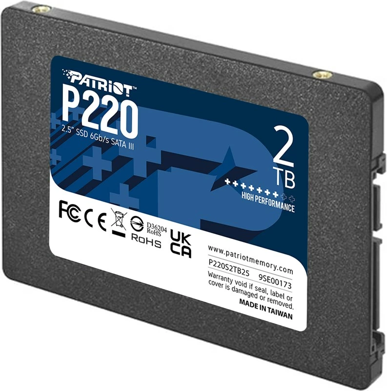 SSD 2TB, 2,5-palčni, Serial ATA III Patriot Memory P220
