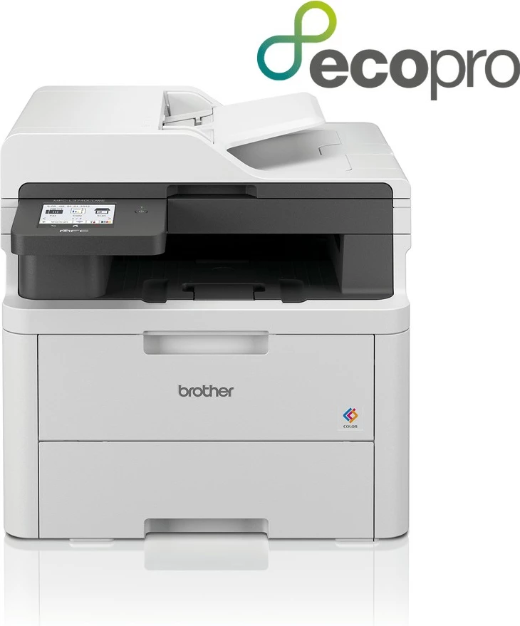 Barvni multifunkcijski tiskalnik Brother MFC-L3740CDWE, laserski, A4, črn/bel