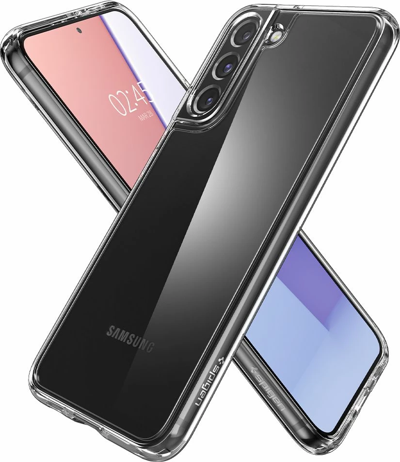 Ovitek za telefon Spigen Ultra Hybrid za Samsung Galaxy S22, prozoren