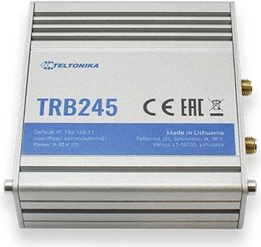 Industrijski gateway Teltonika TRB245, Dual SIM LTE, siv