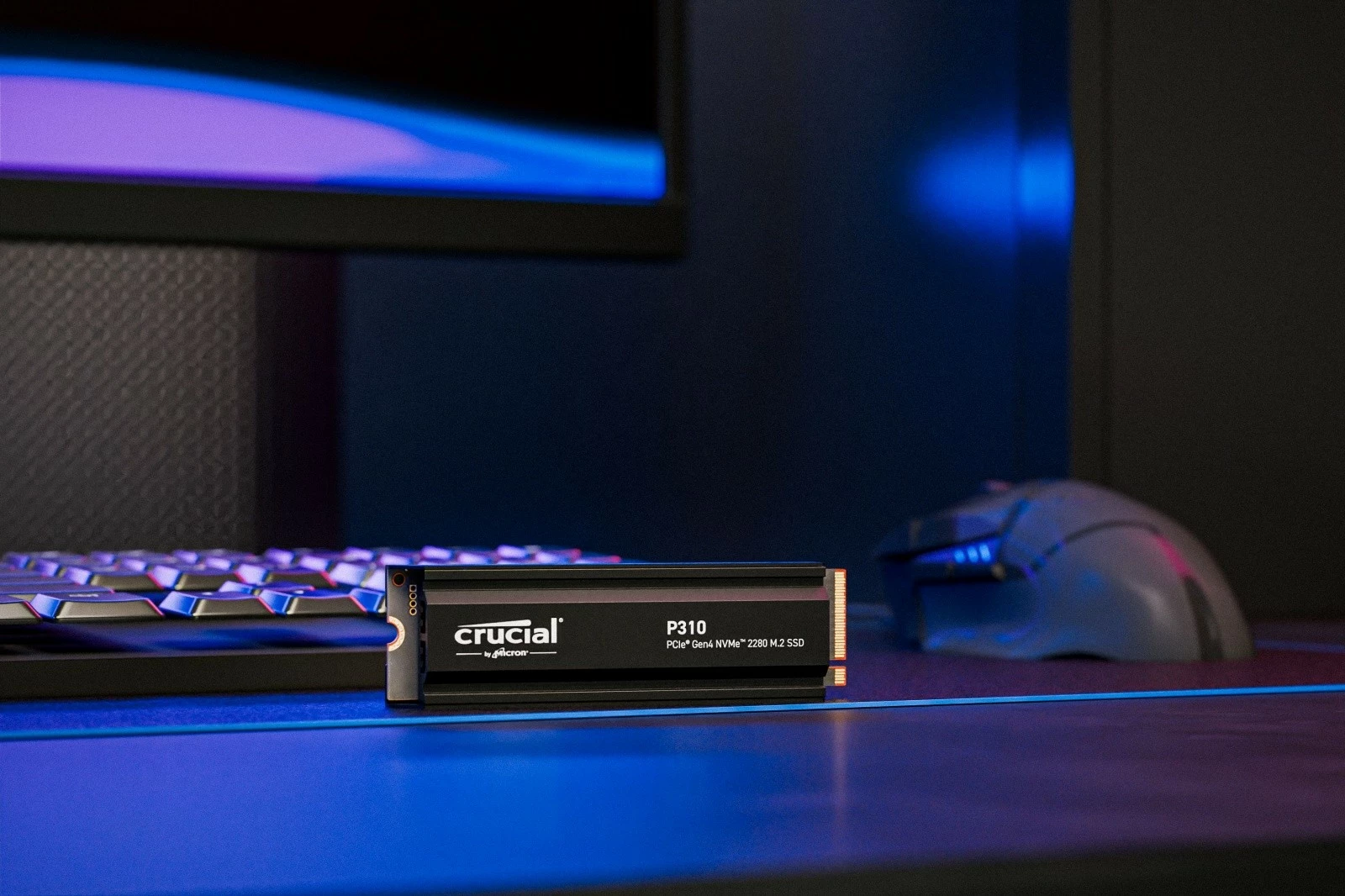 Notranji SSD Crucial P310, 2TB, M.2 NVMe PCIe 4.0, z radiatorjem