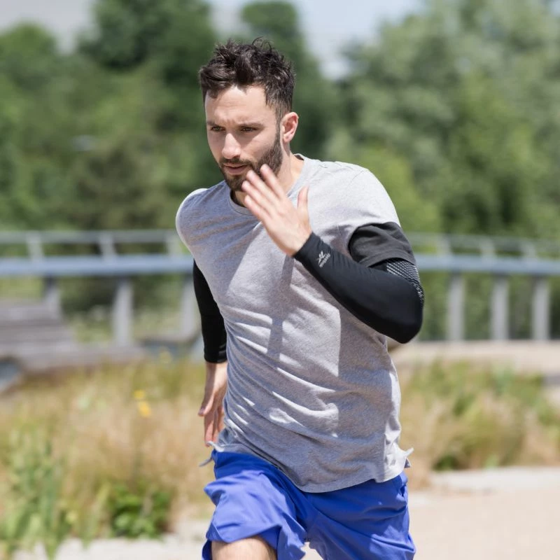 Kompresijske rokavi za trening Reebok, črni