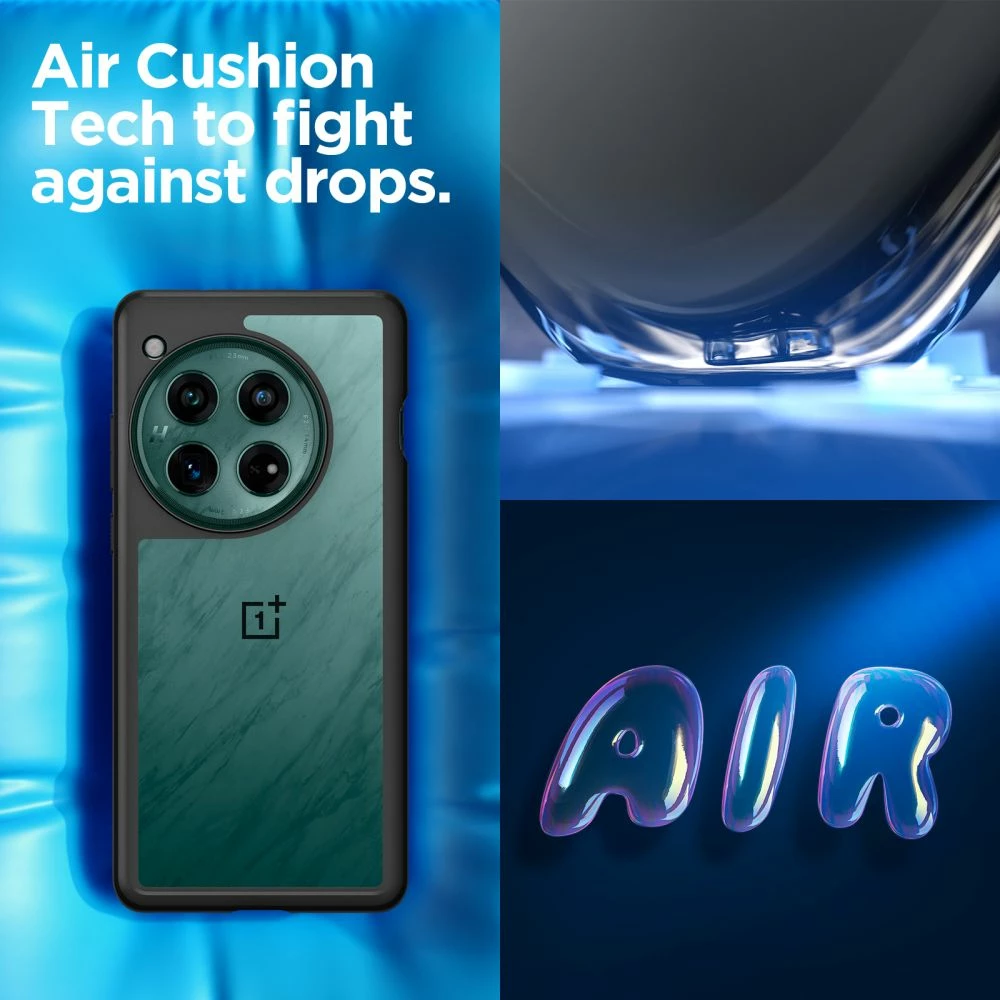 Ovitek Spigen Ultra Hybrid za OnePlus 12, mat črn