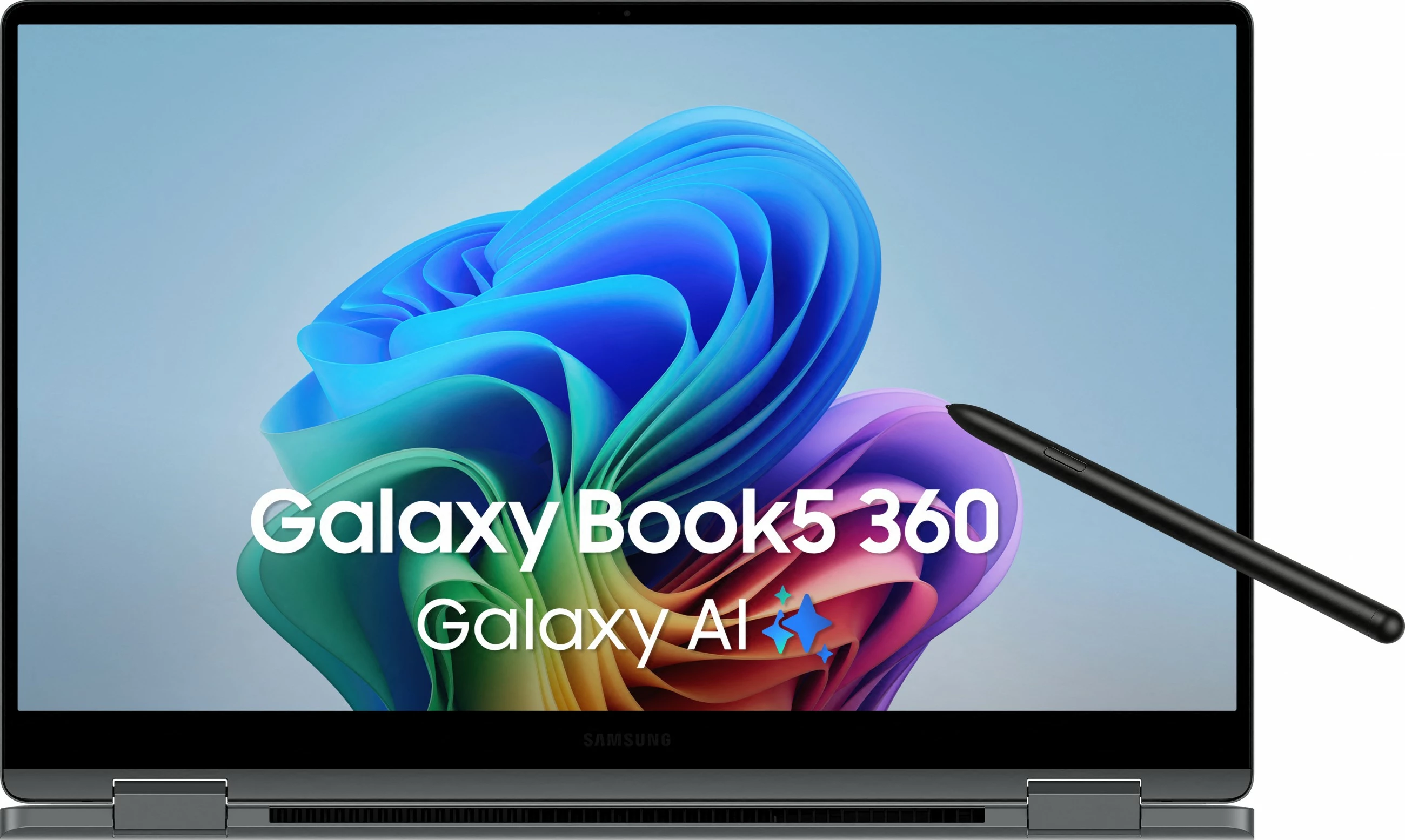 Prenosnik Samsung Galaxy Book5 360 CU7 258V, 32 GB RAM, 512 GB SSD, siv