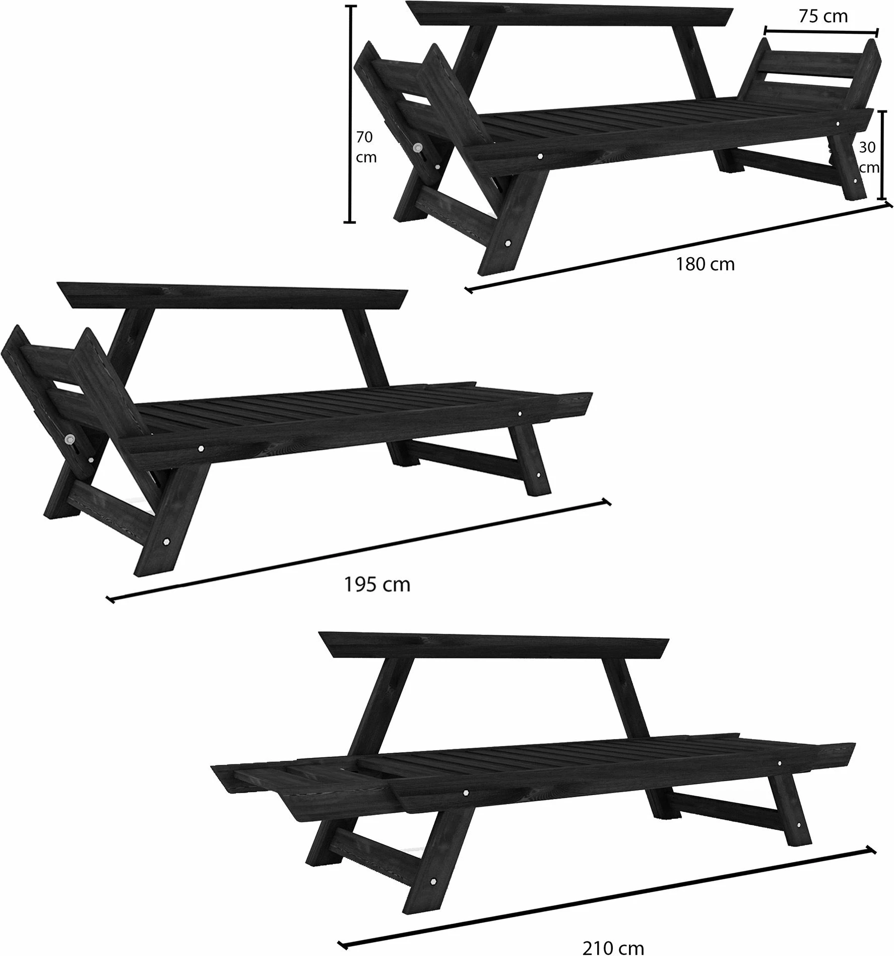 Raztegljiva 2-sedežna sofa, rjava in oranžna, Skye Decor, CPT8173-210