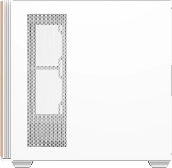 Računalniško ohišje, ATX midi tower za matično ploščo ATX/M-ATX/ITX, Darkflash DS900WS, kaljeno steklo, brez ventilatorjev, do 12×120 mm, 2×HDD + 2×SSD, belo