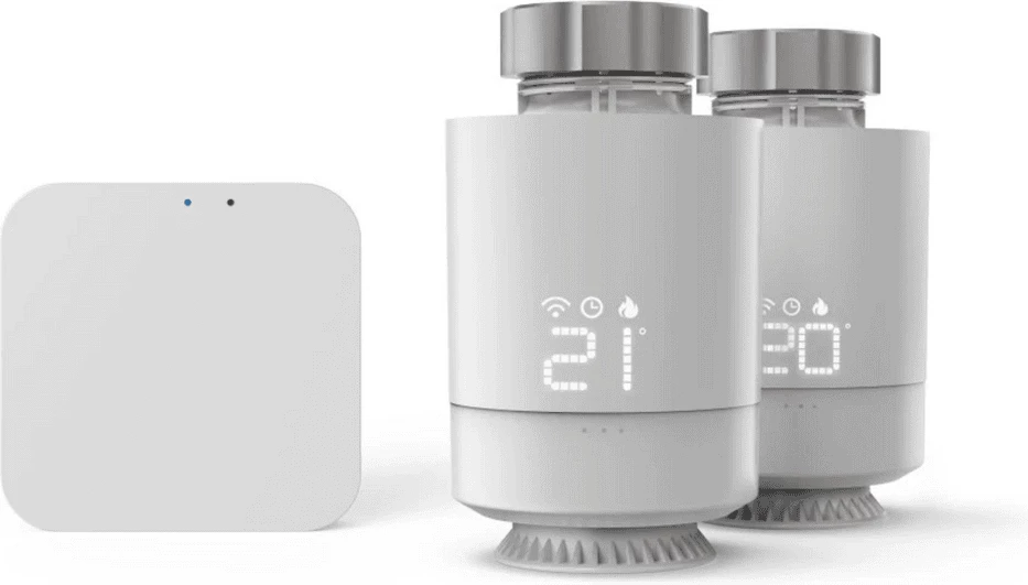 Pametni termostat za radiator z upravljalno enoto, Hama 00176662, bel, komplet dvojen