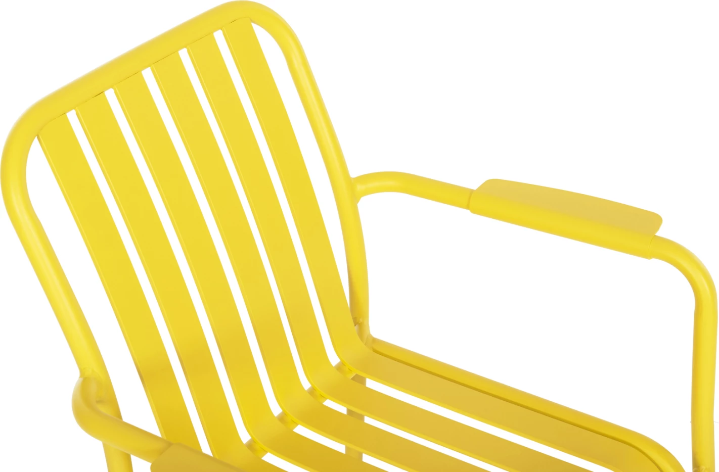 Aluminijasti naslanjač RACHEL FH6088.06 rumen 63x58x85H cm