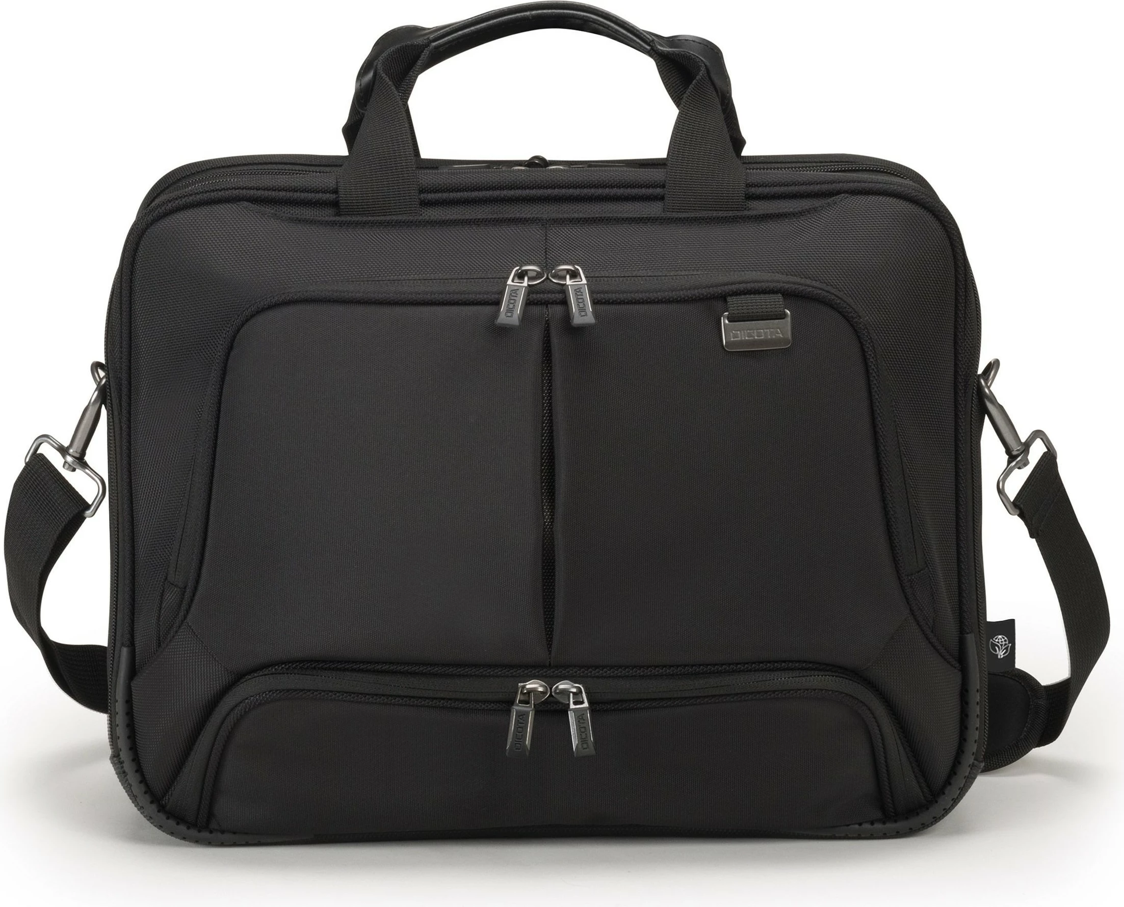 Torba toploader Eco Top Traveller PRO DICOTA, 35,8 cm (14,1"), črna