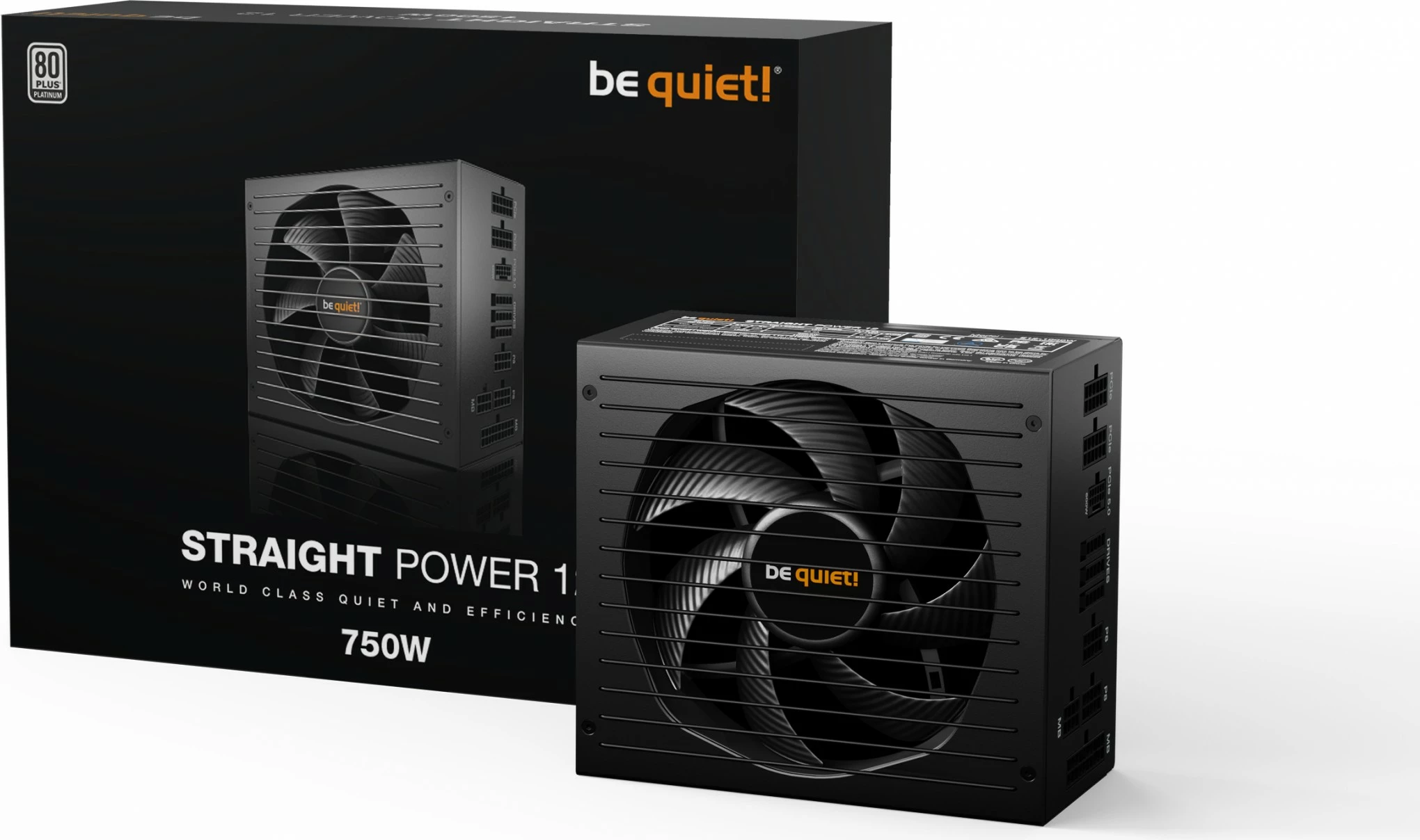 Napajalnik be quiet! Straight Power 12, 750 W, 110 - 240 V, 820 W, 50/60 Hz, 10/5 A, 130 W