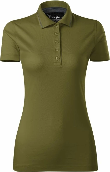 Polo majica za ženske Malfini, avokadno zelena