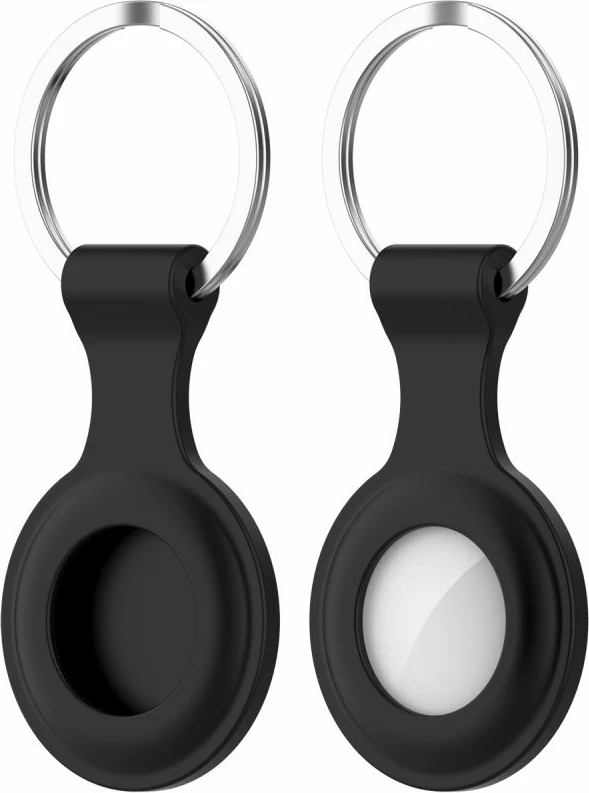 Silikonski ovitek za Apple AirTag Tech-Protect Icon, črn