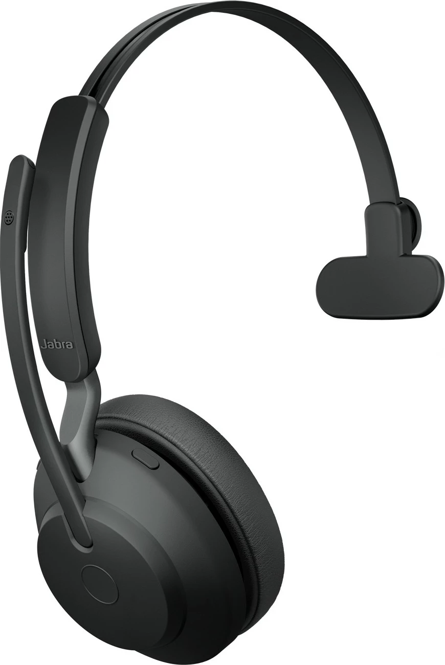 Brezžične slušalke Jabra Evolve2 65 USB-A UC Mono, črne, 20 - 20000 Hz, 99,2 g