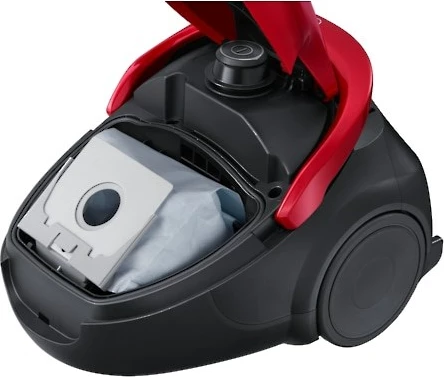 Cilindrični sesalnik Samsung VC07M25E0WR/GE, 2,5 L, brez vrečke, 750 W, rdeč/črn