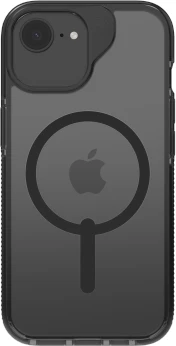 Ovitek za telefon z MagSafe za iPhone 16e/15/14/13, Zagg Santa Cruz Snap, črn