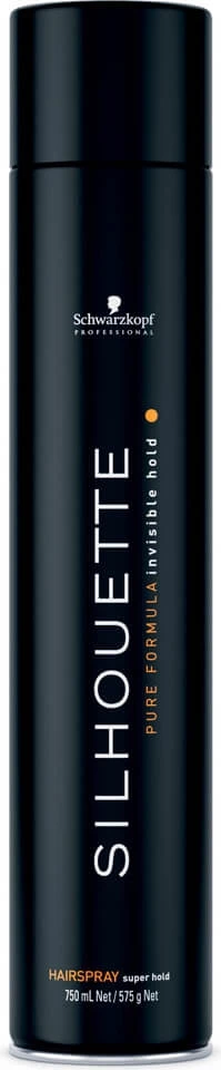 Lak za lase z zelo močnim fiksiranjem Silhouette Super Hold, Schwarzkopf Professional, 750 ml