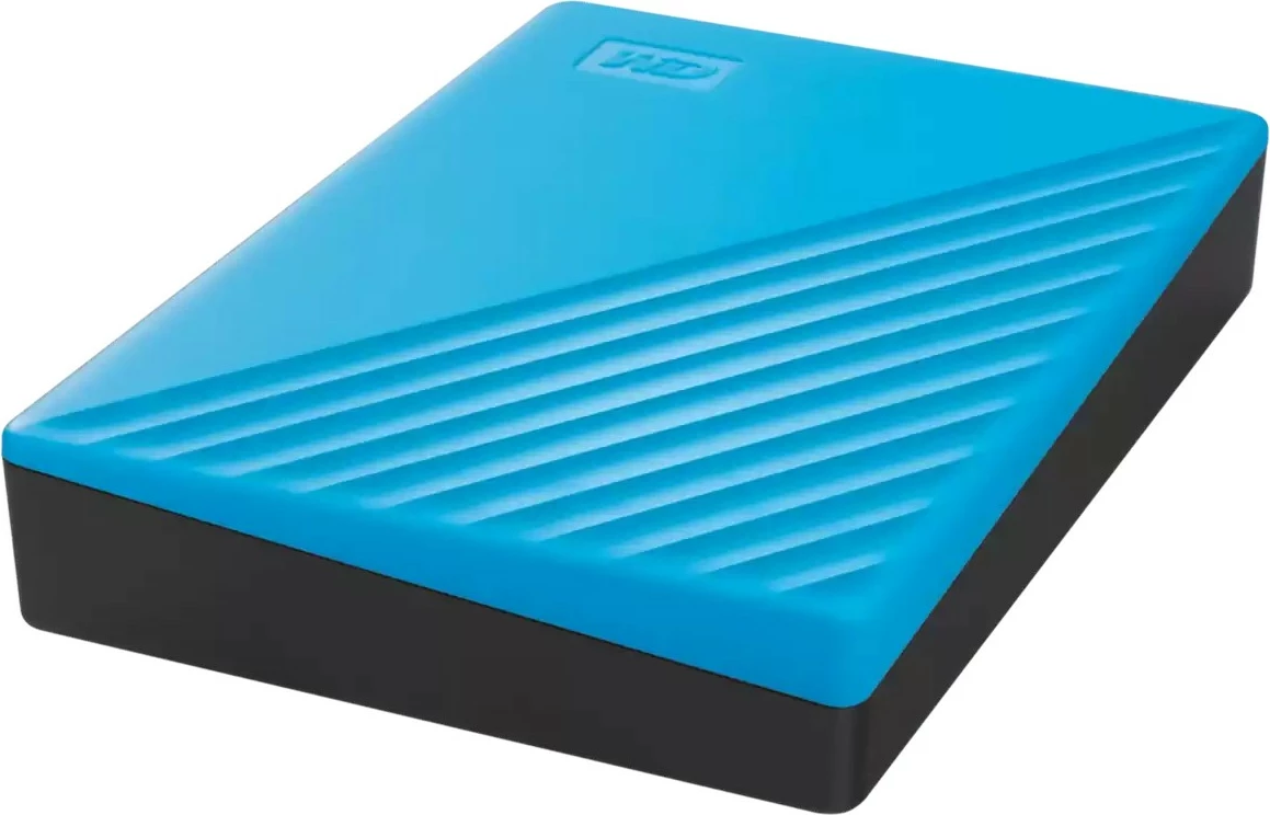 Zunanji trdi disk Western Digital WDBR9S0060BBL-WESN, 6 TB, USB 3.2 Gen 1, črno/moder