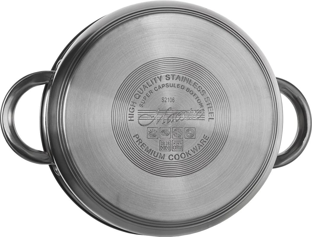 Komplet 4 ponev Maestro MR-2021, inox jeklo