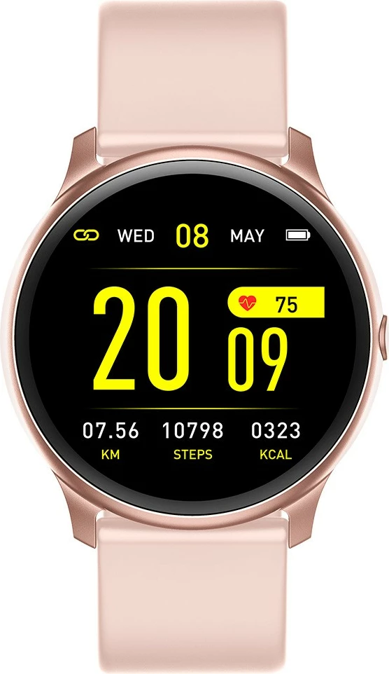 Pametna ura Maxcom Fit FW32 Neon, 1.3\", OLED, 256 KB, Bluetooth, rožnata