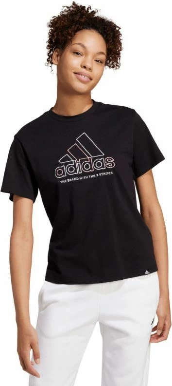 Majica za ženske adidas, črna