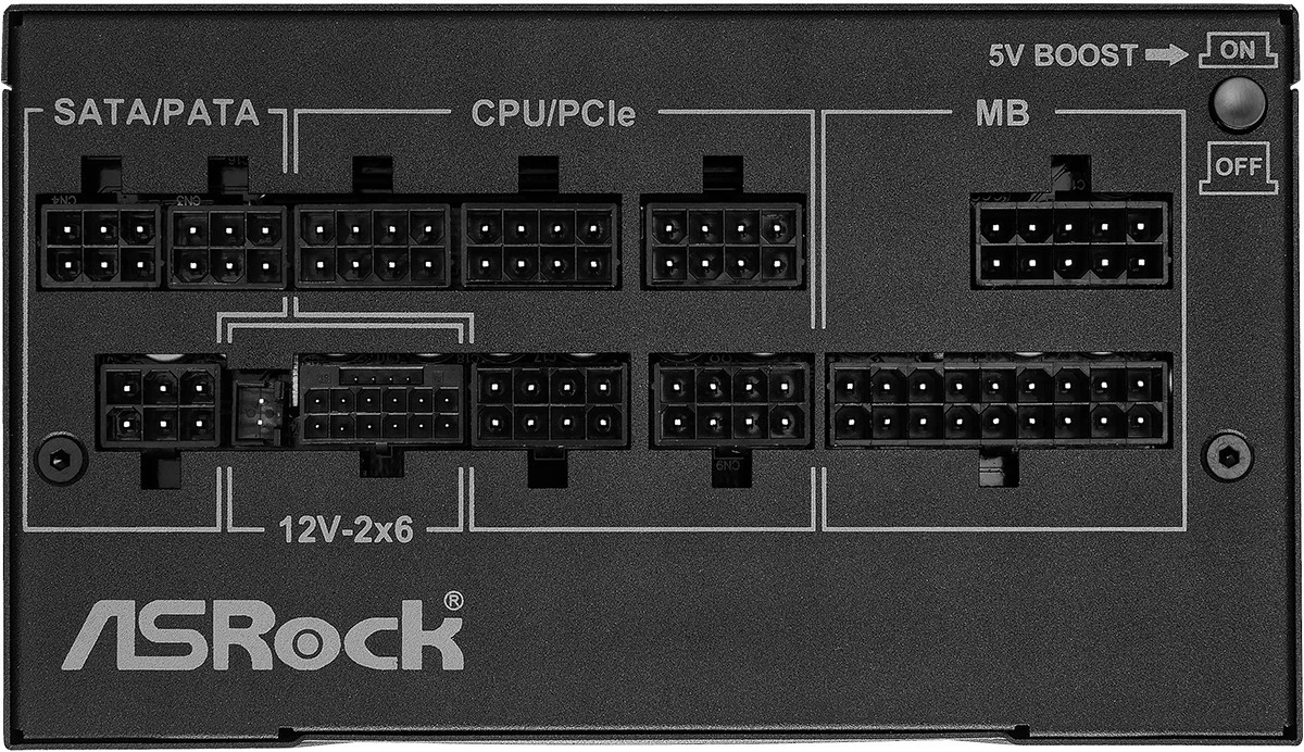 Napajalnik ASRock PG-850G, 850W, modularen, 80 PLUS Gold
