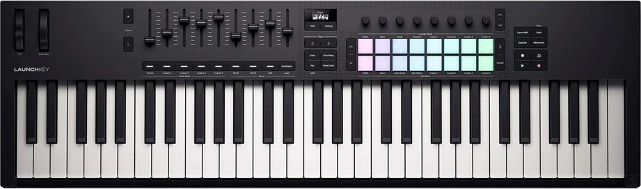 MIDI klaviatura 61 tipk Novation Launchkey 61 MK4, bela