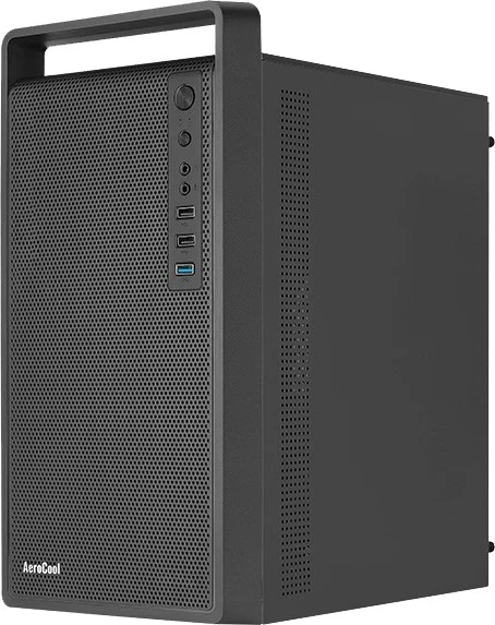 Mini ohišje Aerocool PGS CS-109-G-BK-v1 FRGB, črno