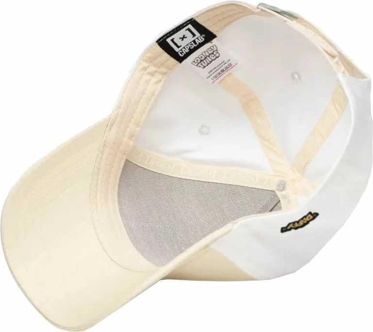Snapback kapa z motivom Looney Tunes, Capslab, bela