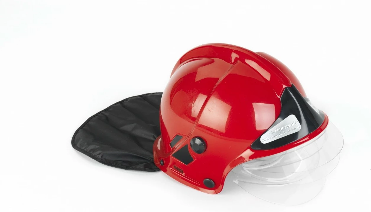 Otroška gasilska čelada z vizirjem Klein 8901, rdeča