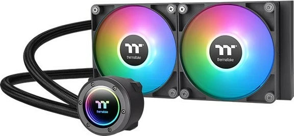 Vse-v-enem tekočinski hladilnik Thermaltake TT TH240 ARGB, 12 cm, 1500 RPM, 3300 RPM, 57.05 cfm, črn